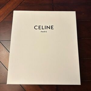 Celine White Gift Box with Black Logo